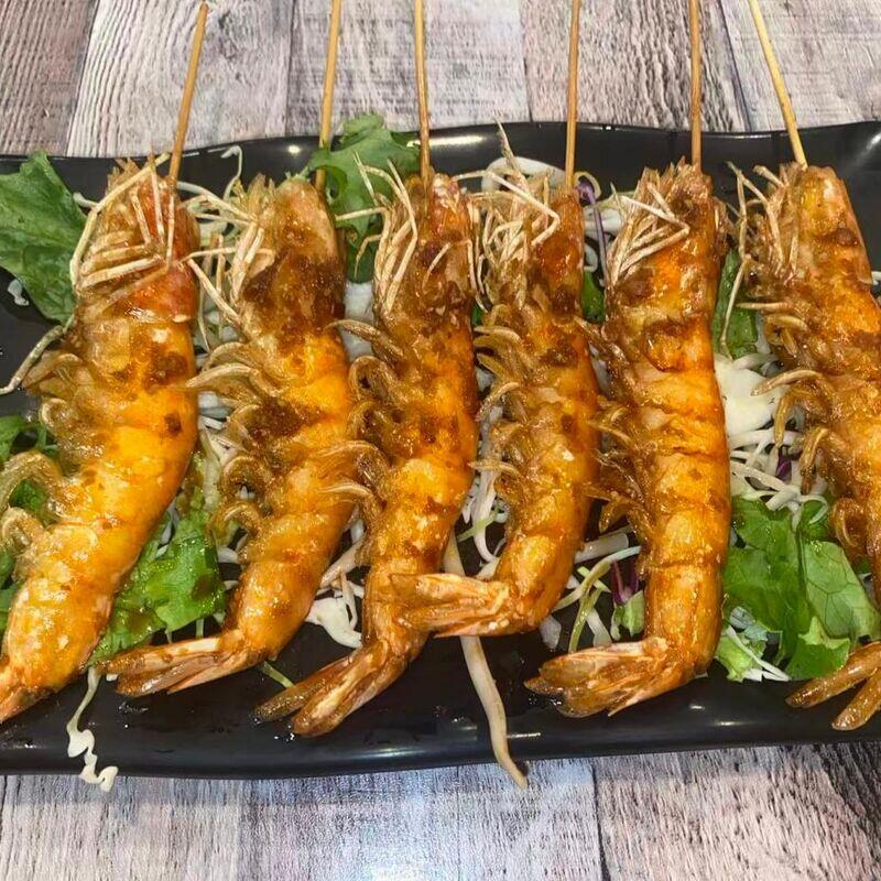 A10. Fried Shrimp Skewer